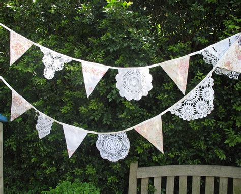 Merry Go Round Handmade Vintage Fabric And Doily Wedding Garden Party