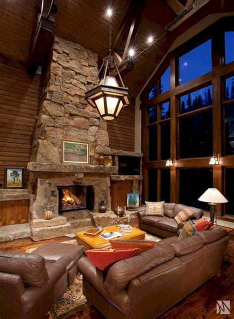 Superb Cozy And Rustic Cabin Style Living Rooms Ideas No 17 Freshouz