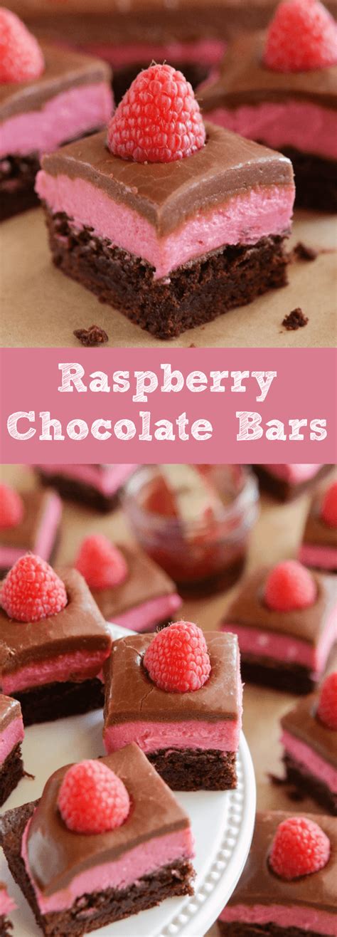 Raspberry Chocolate Bars The Novice Chef