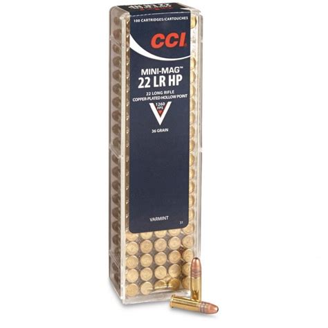 Cci Mini Mag Hs 22lr 40gr Copper Plated