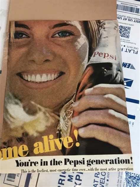 1960 s pepsi generation come alive cola soda original pop vintage print ad vg 1 00 picclick