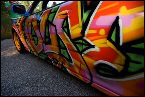 New Graffiti Design Graffiti Car Step