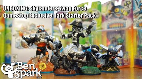 Unboxing Skylanders Swap Force Dark Edition Starter Pack Youtube