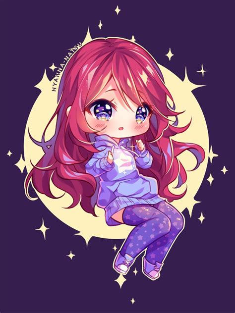 Commission Star Heart By Hyanna Natsu Chibi Girl Drawings Cute