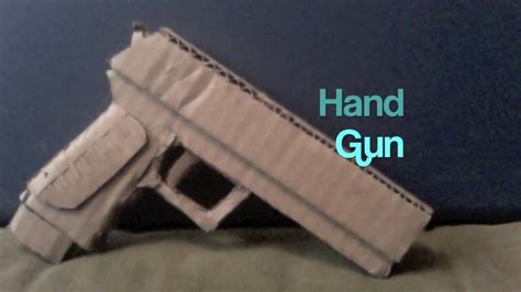 Cardboard Gun Template