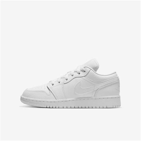 Air Jordan 1 Low Gs Triple White 553560 130 More Sneakers