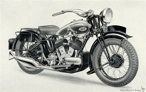Bsa 1938 G14 1000cc V Twin Sidevalve