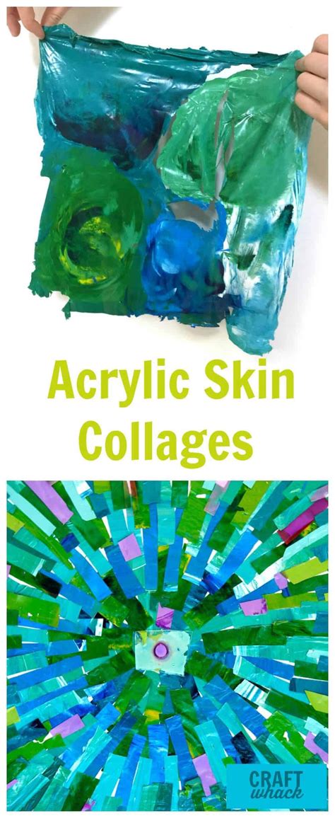 Acrylic Skins Make Beautiful Collages · Craftwhack