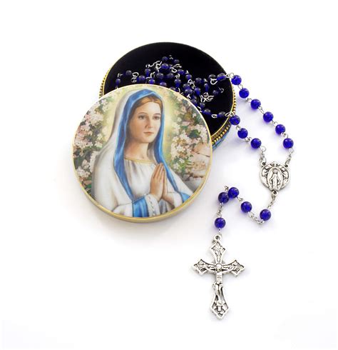 Buy Religious Blessed Mother Praying Virgin Mary Rosary T Set Includes Madonna In Prayer