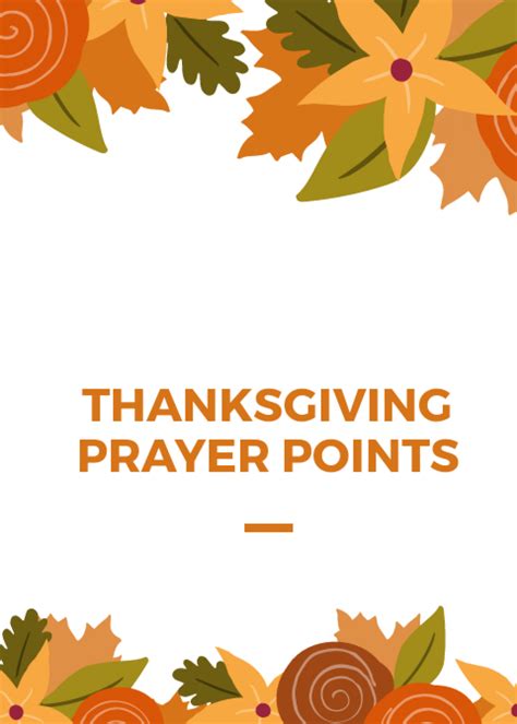 Thanksgiving Prayer Points Thanksgiving Prayer Prayers Prayer Of Praise