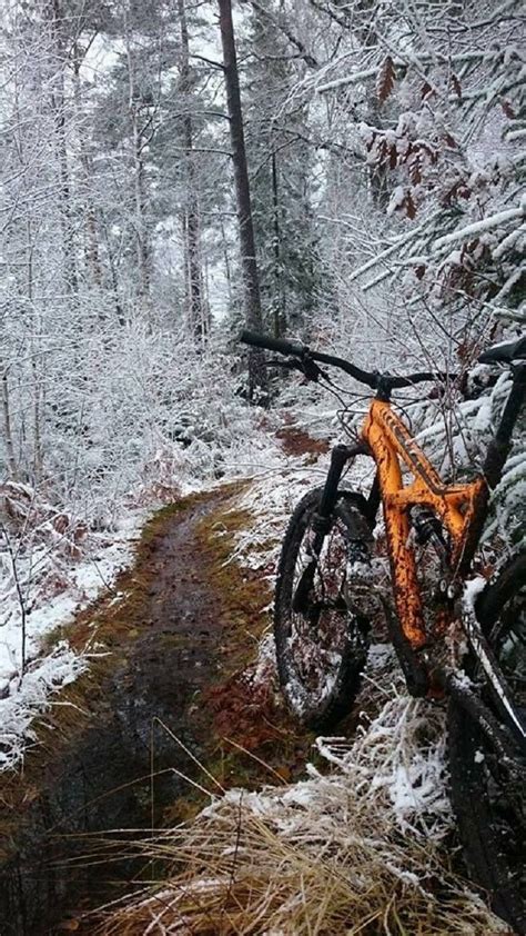 Winter Ride Mountain Biking Photography Mountain Bike Trails
