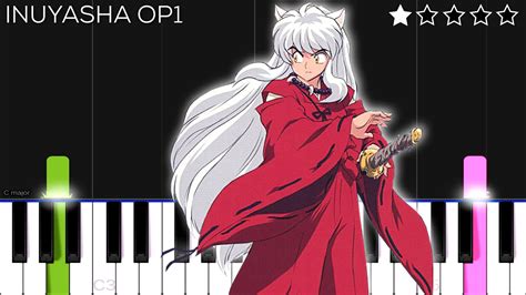 Inuyasha Opening 1 Change The World Easy Piano Tutorial Youtube