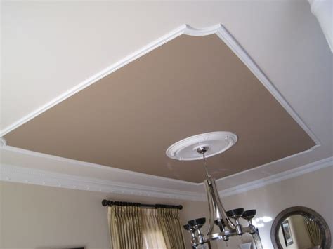 It really is excellent today to discuss some new and clean ceiling molding trim ideas some ideas with you. Nice painted ceiling with molding detail | Ceiling trim ...