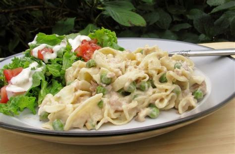 Top with remaining 2/3 cup onions and microwave for 1 minute or until onions are golden. Simple Tuna Noodle Casserole Recipe - Food.com