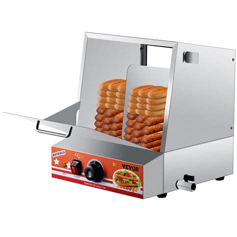 Vevor 1200w Commercial Hot Dog Hut Steamer Electric Bun Warmer Wdrop