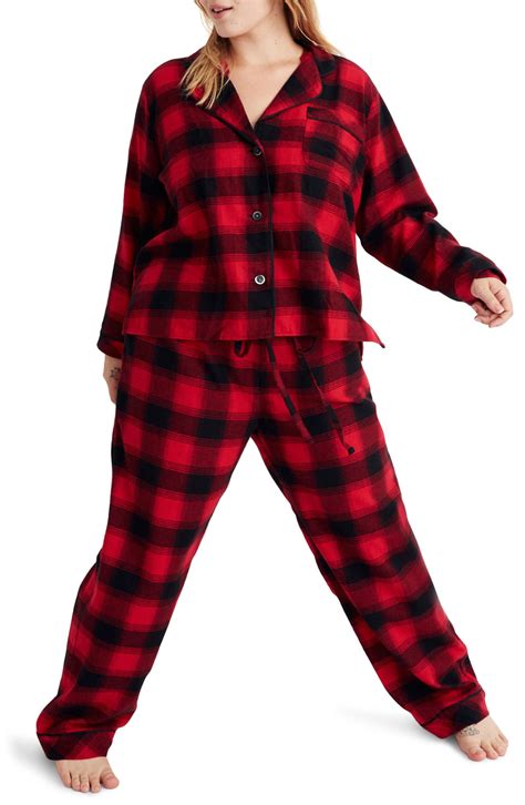 Madewell Buffalo Plaid Flannel Bedtime Pajamas Nordstrom