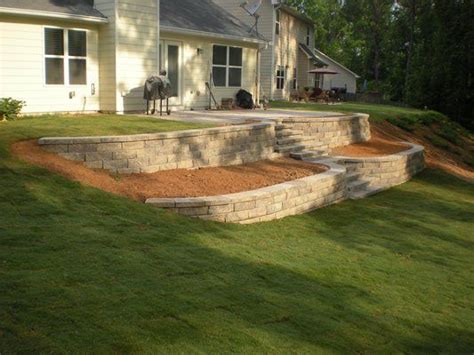 Priva simple landscaping privacy ideas sard info beautiful landscaping ideas and backyard privacy fence landscaping ideas on a budget. custom terracing with landscape block - Google Search ...