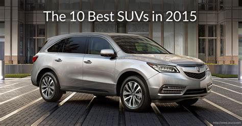 Quality is measured by the overall score achieved in the u.s. Top 10 SUVs to Look Forward in the 2015 Vehicle Class