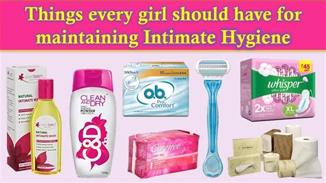 Top 7 Best Female Hygiene Products Things Every Girl Should Have For