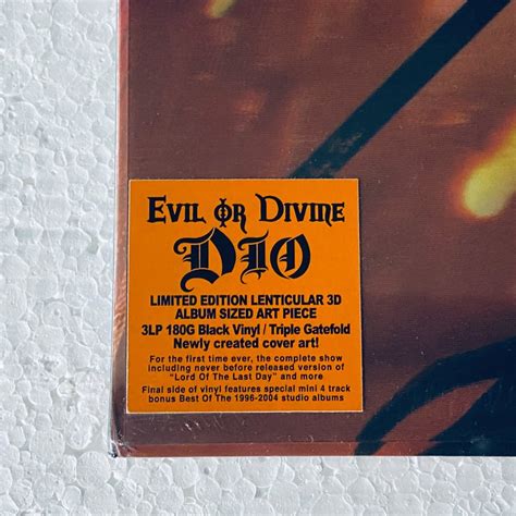 Dio Lp Evil Or Divine Vinil Black Lenticular 2021 02 Lps Parcelamento