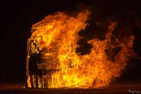 Effigy Burn Flame Burning Man