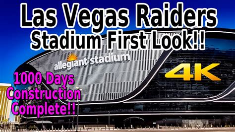 Las Vegas Raidersallegiant Stadium First Look In 4k July 312020