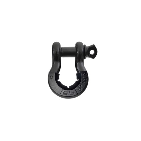 34 Inch D Ring Shackle With Isolator Black Ur Off Road