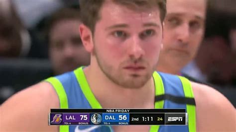 Luka Doncic Rips Jersey After Getting Mad Missing Free Throws Lakers Vs Mavericks Youtube