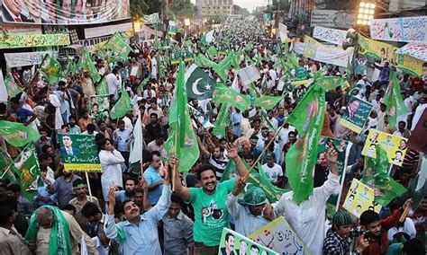 Pml Ns Show Of Street Power In Lahore Pakistan Dawncom