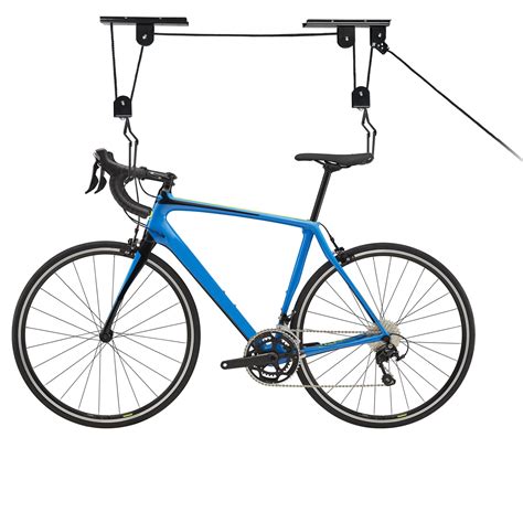 Bike Bicycle Lift Hoist Storage Ceiling Mounted Garage Hanger Pulley