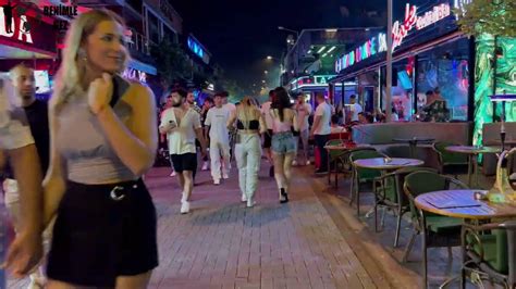 alanya gece hayatı alanya barlar sokağı antalya türkiye alanya barlarsokağı youtube