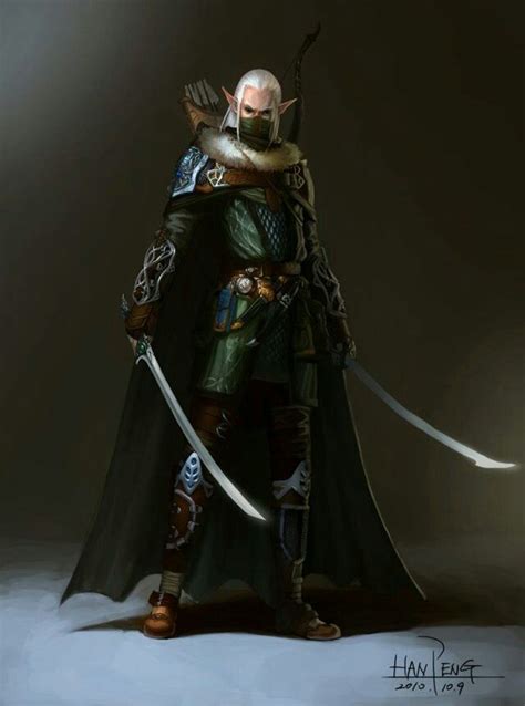 Elven Assassin Elf Warrior Fantasy Warrior Heroic Fantasy 3d Fantasy
