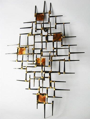 Mid Century Wall Sculptures Abstract Metal Wall Art Wall Sculpture Art Mid Century Wall