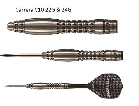 Carrera C10 Steel Tip Darts 22 Grams Target Darts