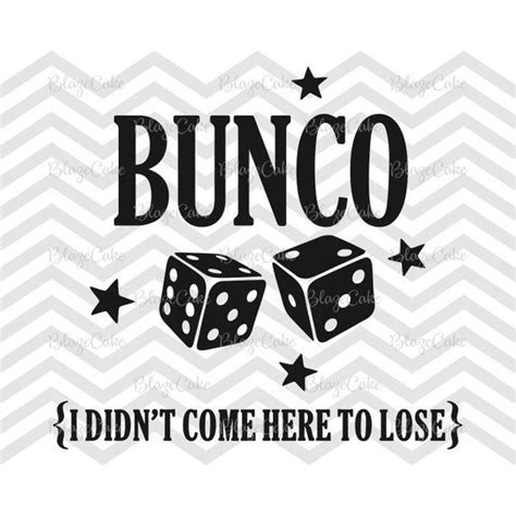 Bunco Bunco T Bunco Babe Svg Bunco Night Bunco Svg Etsy Bunco