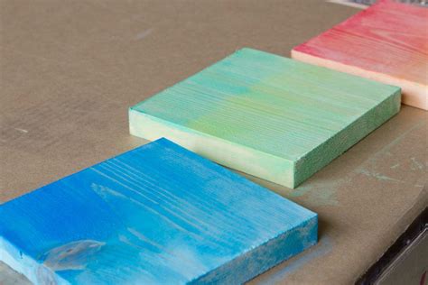 See How To Turn Basic Wooden Squares Into Diy Tropical Watercolor Art