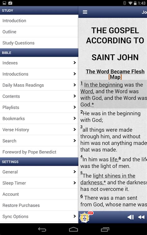 The traditional catholic bible, for free. Catholic Study Bible App - Android Apps on Google Play
