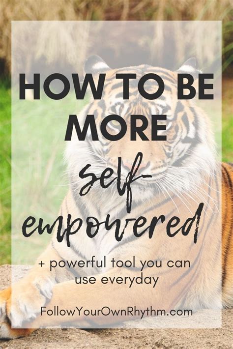 How To Be More Self Empowered — Follow Your Own Rhythm In 2020