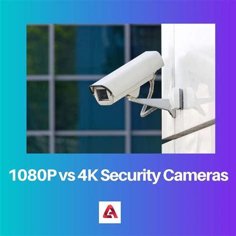 Difference Between 1080p And 4k Security Cameras