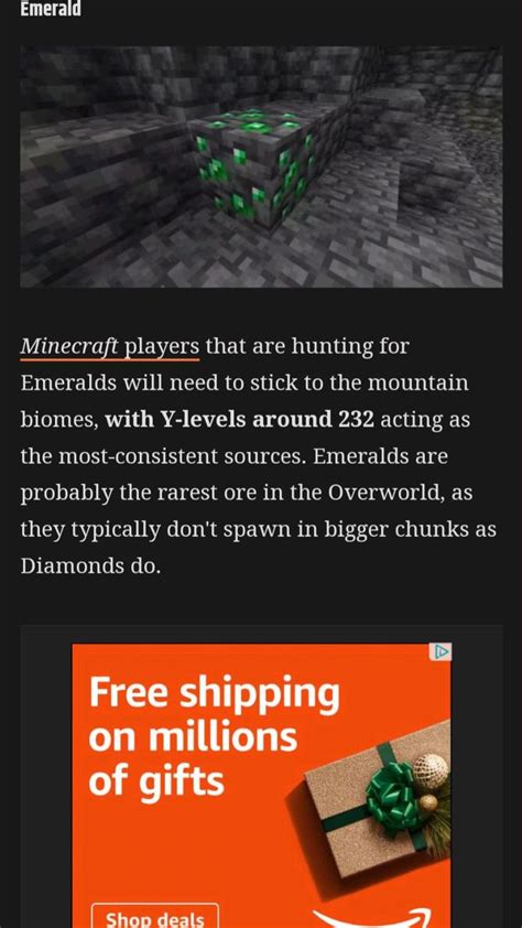 Minecraft Ore Guide 💎🪙⚒️⛏️ Craft Tools The Good Place Most Powerful