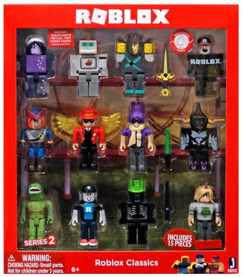 Series 2 Roblox CLassics Action Figure 12-Pack [Includes 12 Online Item
