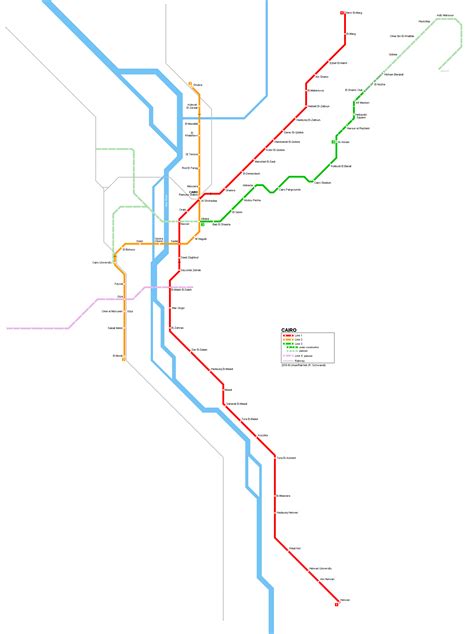 Metro de El Cairo precios líneas horarios y mapa 101viajes