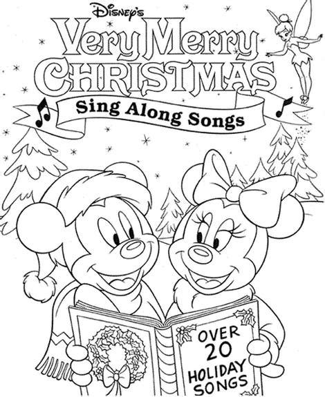 Colorear la Navidad Disney