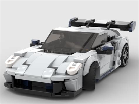 Lego Moc Porsche 911 Gt3 Cup 992 By Mybrickcars Rebrickable Build