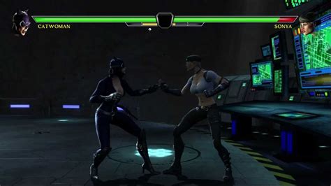 Mortal Kombat Vs Dc Universe Catwoman Freefall Kombat Youtube