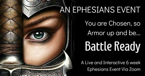 Battle Ready An Ephesians Event An Action Plan For 2023 Warrior