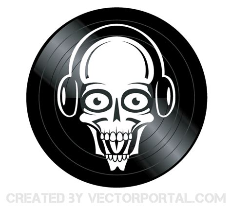 Dj Skull Vector Download Free Vector Art Free Vectors
