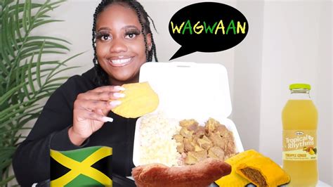 Jamaican Food Mukbang While Speaking Jamaican Slang 🇯🇲 Youtube