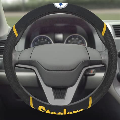 Nfl Pittsburgh Steelers Steering Wheel Cover Fanmats Sports