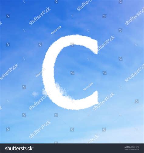 English Alphabet Clouds Stock Photo 604811696 Shutterstock